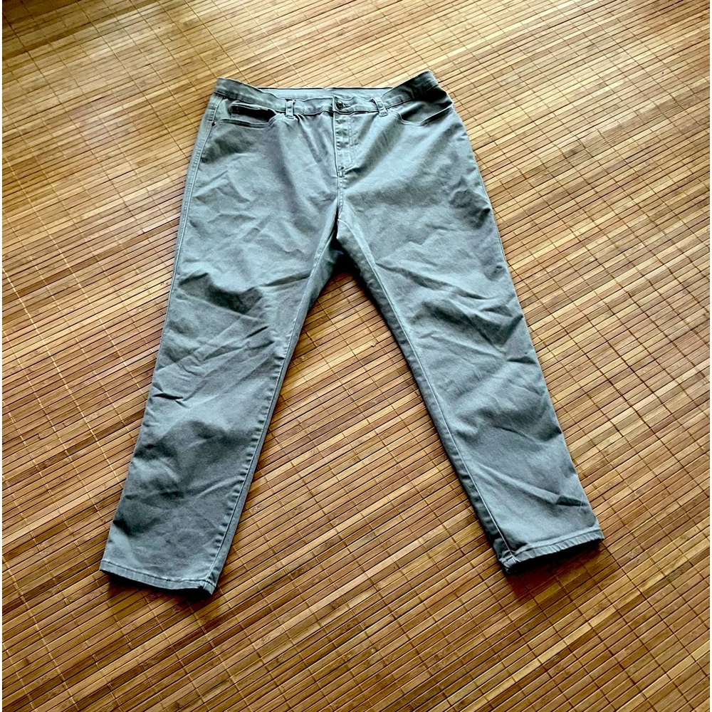 Dg2 Size 16W Taupe Straight Leg Pants